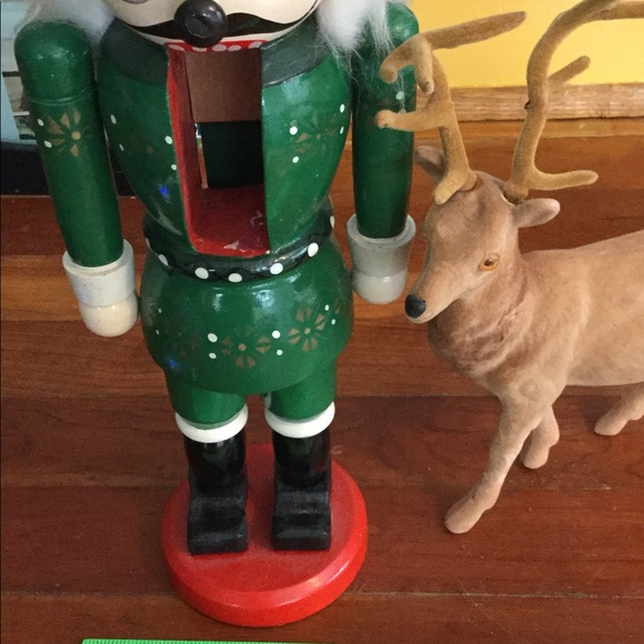 💂‍♀️ Vintage WOODEN NUTCRACKER GOEBEL FATHER WINTER 14” - Picture 8 of 16